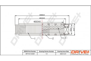 Dr!ve+ Φίλτρο Αέρα - DP1110.10.0001