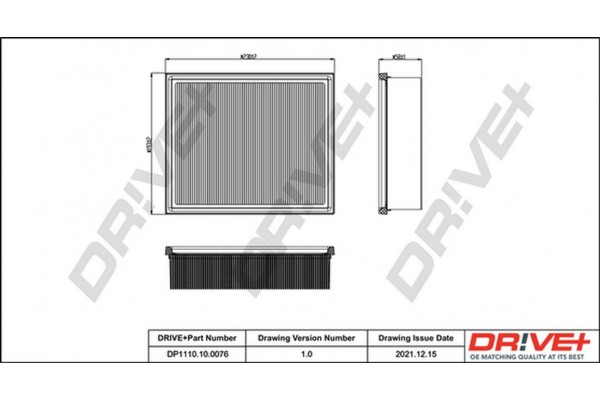 Dr!ve+ Φίλτρο Αέρα - DP1110.10.0076