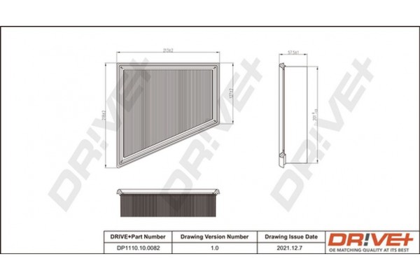 Dr!ve+ Φίλτρο Αέρα - DP1110.10.0082 Dr!ve+ Φίλτρο Αέρα - DP1110.10.0082