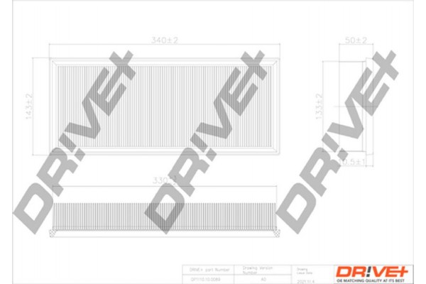Dr!ve+ Φίλτρο Αέρα - DP1110.10.0089 Dr!ve+ Φίλτρο Αέρα - DP1110.10.0089