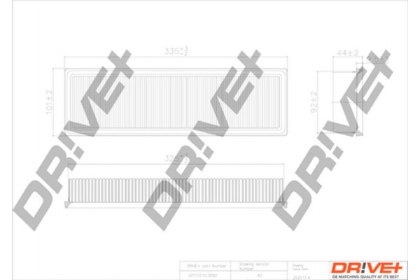 Dr!ve+ Φίλτρο Αέρα - DP1110.10.0090