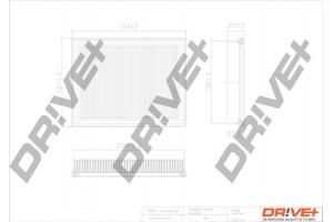 Dr!ve+ Φίλτρο Αέρα - DP1110.10.0119