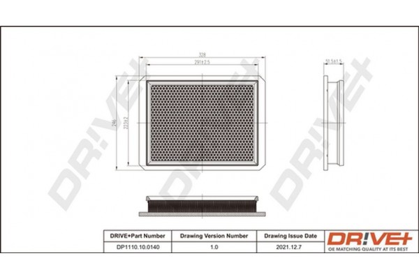 Dr!ve+ Φίλτρο Αέρα - DP1110.10.0140