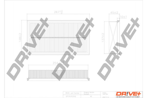 Dr!ve+ Φίλτρο Αέρα - DP1110.10.0152