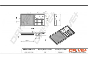 Dr!ve+ Φίλτρο Αέρα - DP1110.10.0153