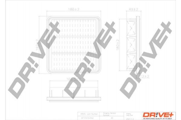 Dr!ve+ Φίλτρο Αέρα - DP1110.10.0162