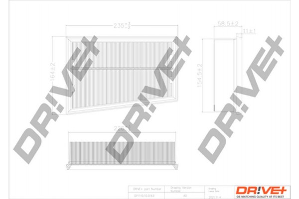 Dr!ve+ Φίλτρο Αέρα - DP1110.10.0163