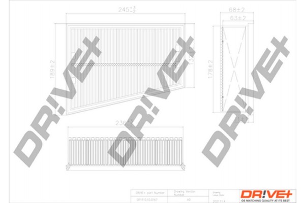Dr!ve+ Φίλτρο Αέρα - DP1110.10.0167