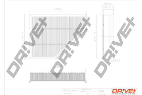 Dr!ve+ Φίλτρο Αέρα - DP1110.10.0174