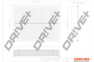 Dr!ve+ Φίλτρο Αέρα - DP1110.10.0195