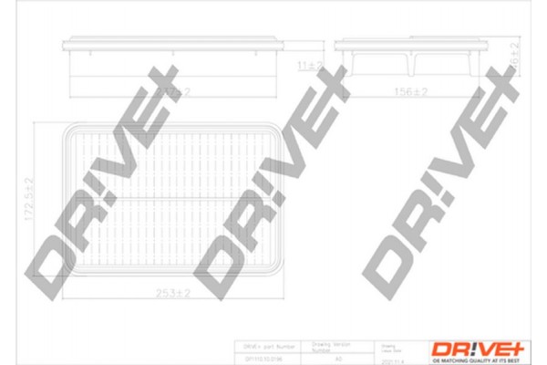 Dr!ve+ Φίλτρο Αέρα - DP1110.10.0196