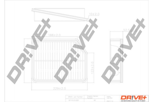 Dr!ve+ Φίλτρο Αέρα - DP1110.10.0201