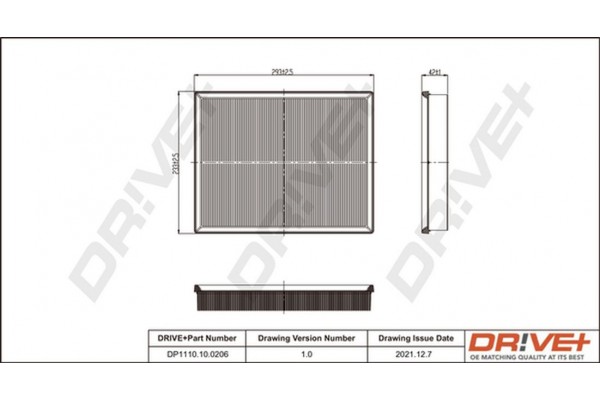Dr!ve+ Φίλτρο Αέρα - DP1110.10.0206