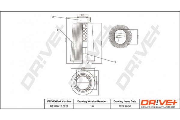 Dr!ve+ Φίλτρο Αέρα - DP1110.10.0229