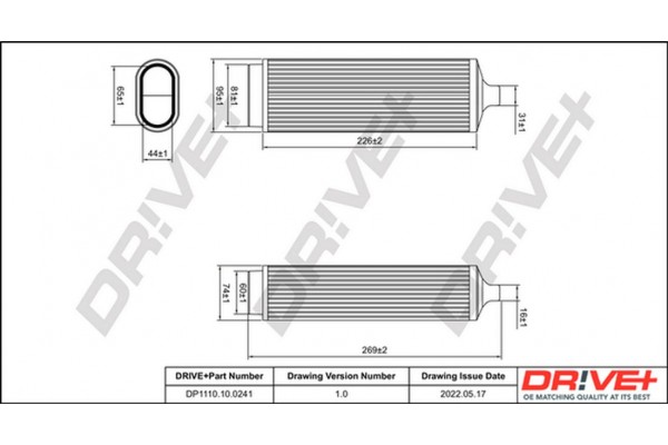 Dr!ve+ Φίλτρο Αέρα - DP1110.10.0241