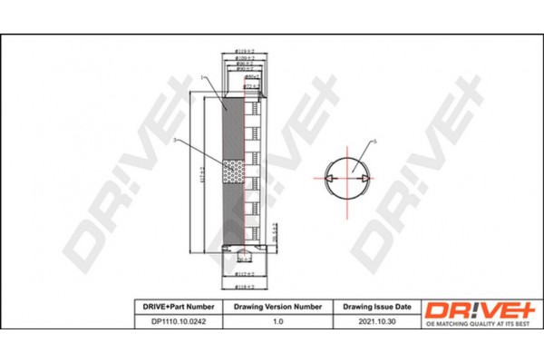 Dr!ve+ Φίλτρο Αέρα - DP1110.10.0242