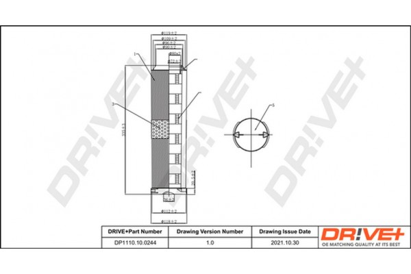 Dr!ve+ Φίλτρο Αέρα - DP1110.10.0244