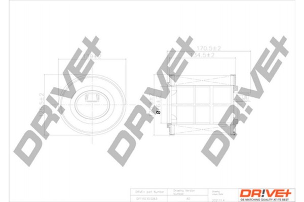 Dr!ve+ Φίλτρο Αέρα - DP1110.10.0263