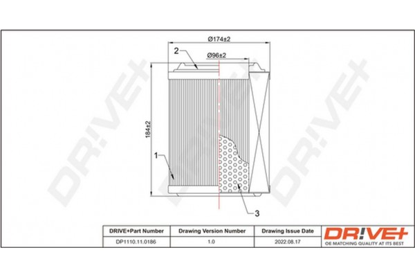 Dr!ve+ Φίλτρο Αέρα - DP1110.10.0286