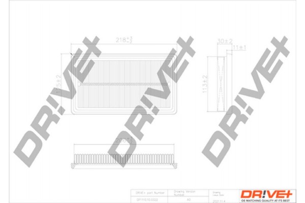 Dr!ve+ Φίλτρο Αέρα - DP1110.10.0322