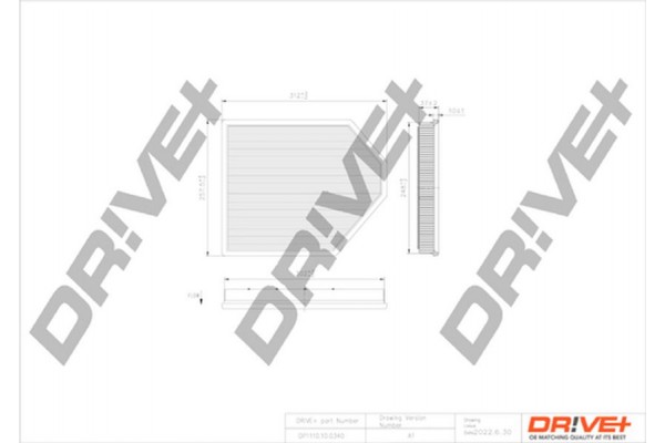 Dr!ve+ Φίλτρο Αέρα - DP1110.10.0340