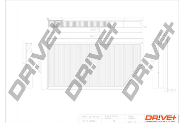 Dr!ve+ Φίλτρο Αέρα - DP1110.10.0366