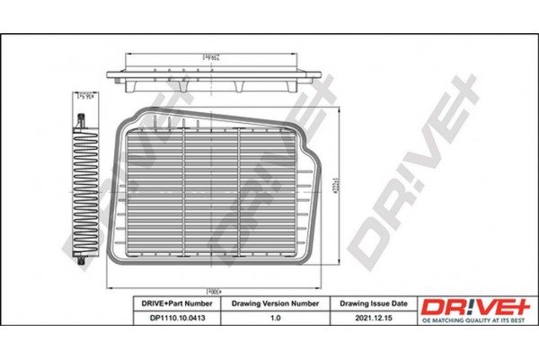 Dr!ve+ Φίλτρο Αέρα - DP1110.10.0413