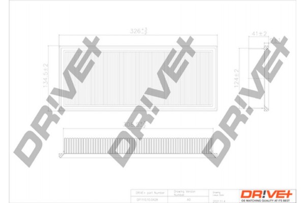 Dr!ve+ Φίλτρο Αέρα - DP1110.10.0428