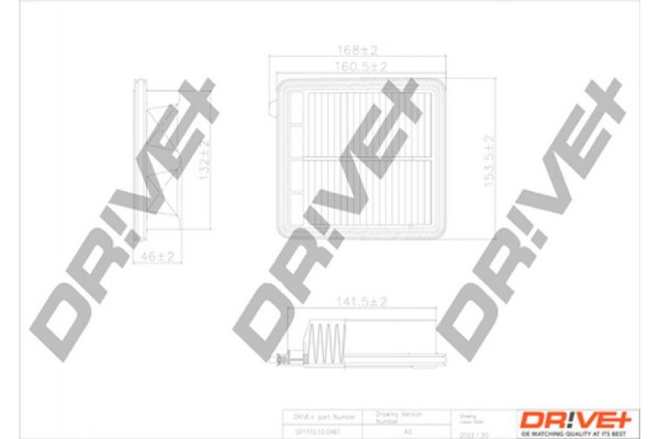 Dr!ve+ Φίλτρο Αέρα - DP1110.10.0461