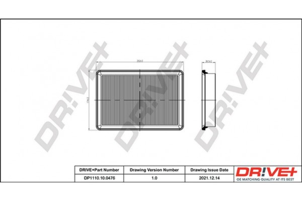 Dr!ve+ Φίλτρο Αέρα - DP1110.10.0476