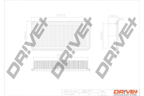 Dr!ve+ Φίλτρο Αέρα - DP1110.10.0477