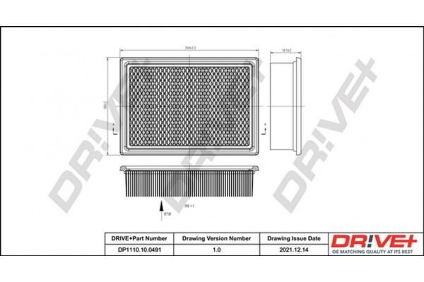 Dr!ve+ Φίλτρο Αέρα - DP1110.10.0491