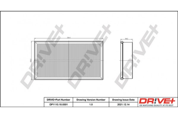 Dr!ve+ Φίλτρο Αέρα - DP1110.10.0501
