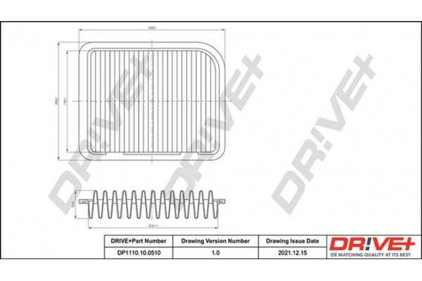 Dr!ve+ Φίλτρο Αέρα - DP1110.10.0510