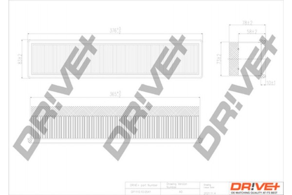 Dr!ve+ Φίλτρο Αέρα - DP1110.10.0541