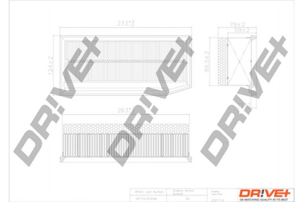 Dr!ve+ Φίλτρο Αέρα - DP1110.10.0546