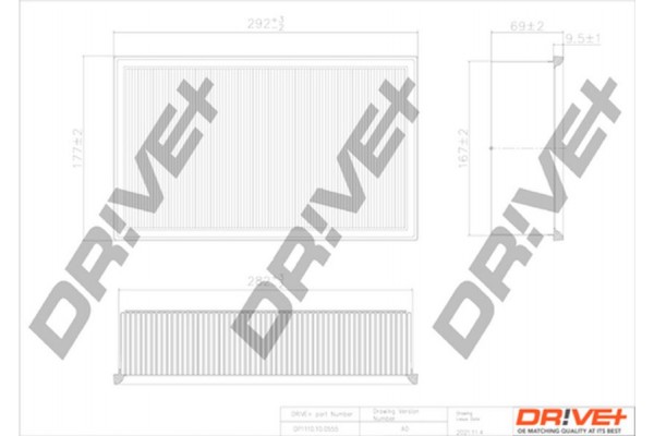 Dr!ve+ Φίλτρο Αέρα - DP1110.10.0555
