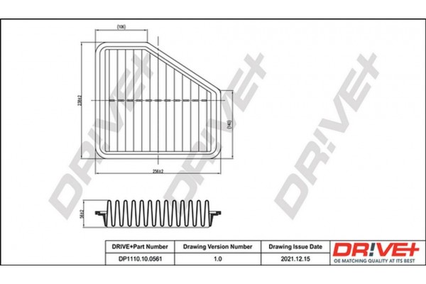 Dr!ve+ Φίλτρο Αέρα - DP1110.10.0561
