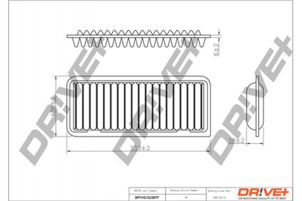 Dr!ve+ Φίλτρο Αέρα - DP1110.10.0577