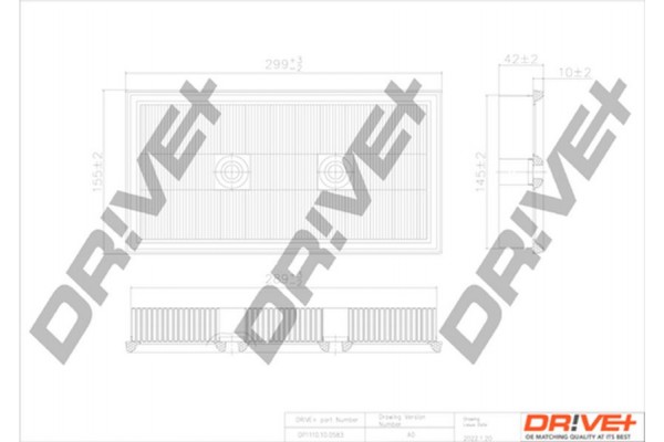 Dr!ve+ Φίλτρο Αέρα - DP1110.10.0583