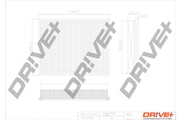 Dr!ve+ Φίλτρο Αέρα - DP1110.10.0595
