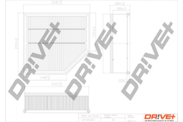 Dr!ve+ Φίλτρο Αέρα - DP1110.10.0610