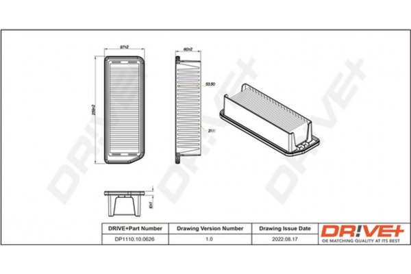 Dr!ve+ Φίλτρο Αέρα - DP1110.10.0626