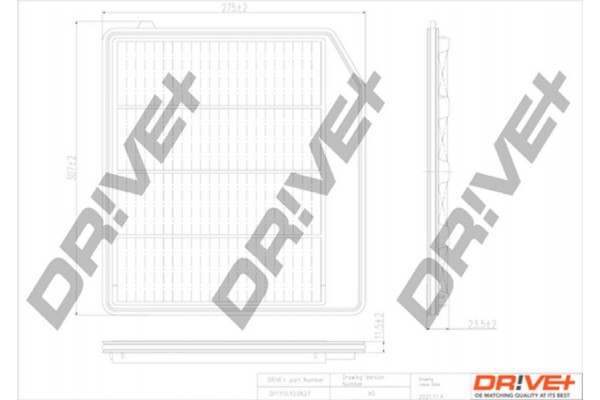Dr!ve+ Φίλτρο Αέρα - DP1110.10.0627
