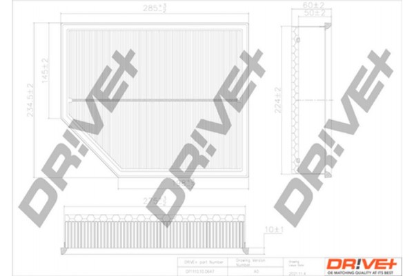 Dr!ve+ Φίλτρο Αέρα - DP1110.10.0647