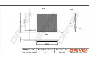 Dr!ve+ Φίλτρο Αέρα - DP1110.10.0657