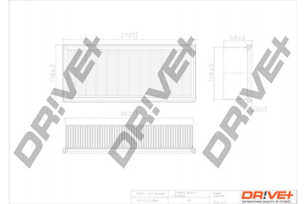 Dr!ve+ Φίλτρο Αέρα - DP1110.10.0666