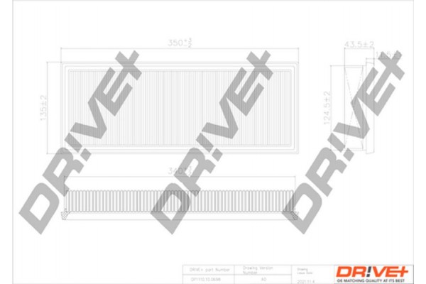 Dr!ve+ Φίλτρο Αέρα - DP1110.10.0698