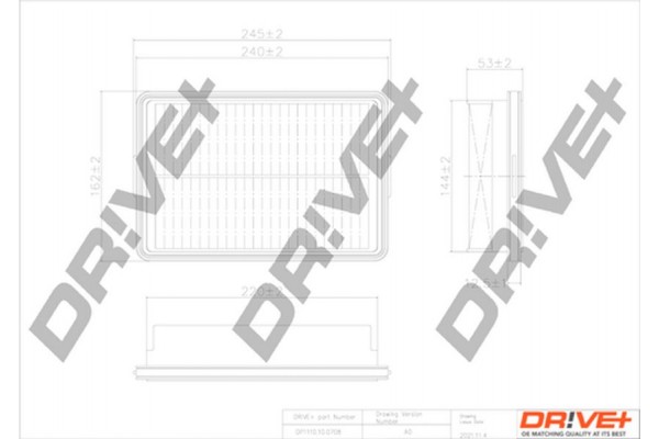 Dr!ve+ Φίλτρο Αέρα - DP1110.10.0708