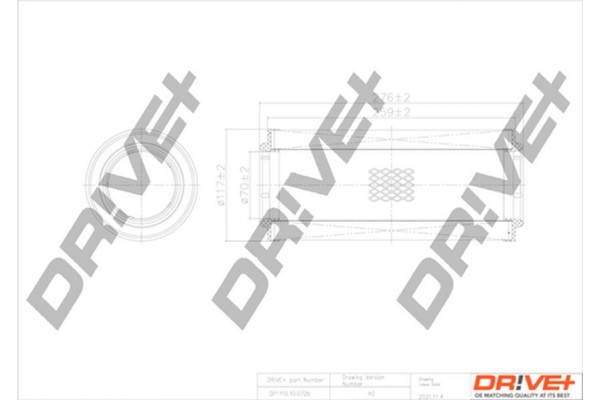 Dr!ve+ Φίλτρο Αέρα - DP1110.10.0726